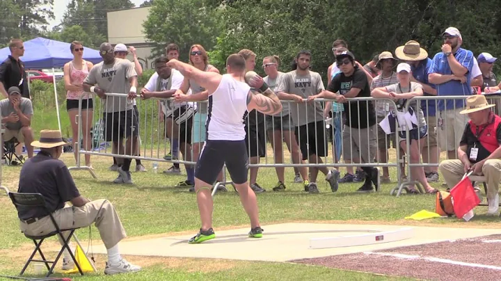 Men's Shot - Moore, Moses, Hall - NAIA Track & Field Championships