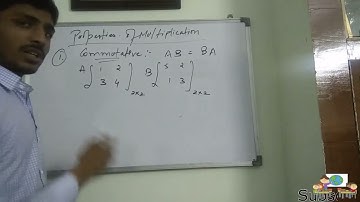 Multiplication of matrices Class  4   By Free Ki Pathshala   Business Mathematics 2