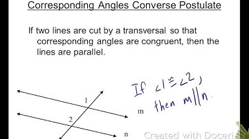 3.3 proving lines parallel