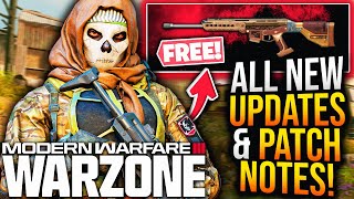 WARZONE: New UPDATE PATCH NOTES, FREE CONTENT, & Major FIXES Revealed! (WARZONE Update)