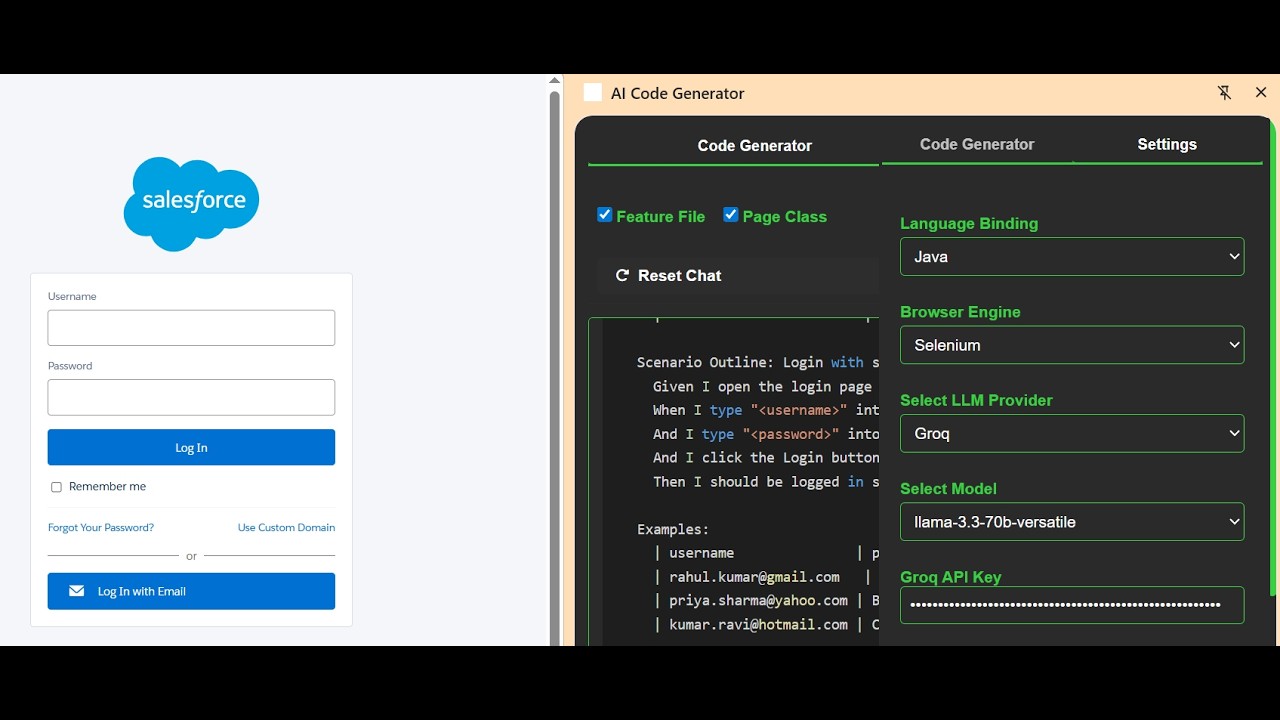 DOM to Test Automation Code Generator using GenAI - YouTube