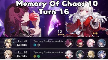 [Memory Of Chaos 10] Kafka E0 & Clara E1 - Honkai Star Rail