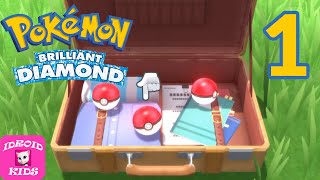 Pokémon Brilliant Diamond Gameplay Walkthrough Part 1 - The First Pokemon!