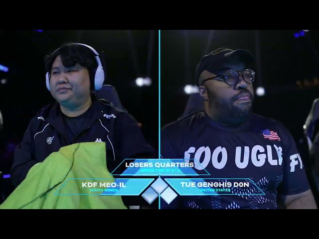 Evo 2023 - Tekken 7 Top 6 - Losers Quaterfinals - Genghis DoN vs. Meo-Il