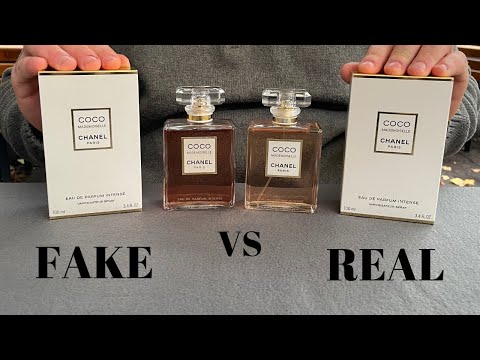 Fake vs Real Chanel Mademoiselle Intense Perfume 100 ML