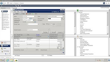 Microsoft Dynamics GP Add-on:  Bank Deposit Sort by Credit Card Name Video