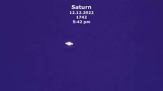Saturn. Blue. 12.12.2022, 1742 5:42 pm