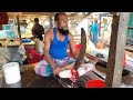 🔪🐟 মাছ কাটার অবিশ্বাস্য মুহূর্ত! | Bagerhat Fishing Vlog | Amazing Fish Cutting