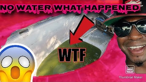 How to drain a concrete swimming pool