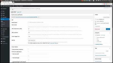PDF Light Viewer WordPress plugin  |  How To Upload