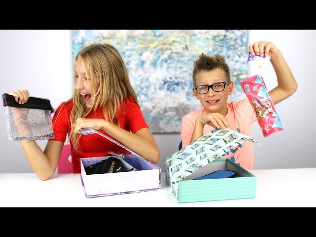 Mystery Box of Back to School Switch-Up Challenge!!! class=