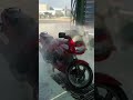 Kawasaki GPZ 500 Snow Foam Wash.