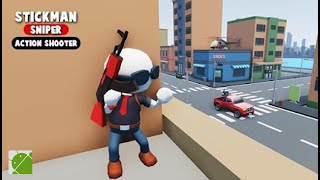 Stickman Sniper Shooting Games - Android Gameplay FHD screenshot 1