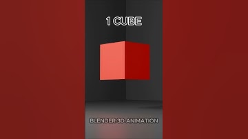 From 1 to 216 Cubes – Satisfying Blender Physics Simulation! #satisfying #animation #blender #3dart