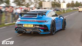 Modified Cars Leaving a Car Show !