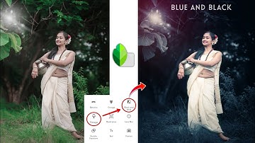Snapseed Blue and Black Photo Editing | Just 2 Step - Dark and Blue Effect | Snapseed Photo Editing