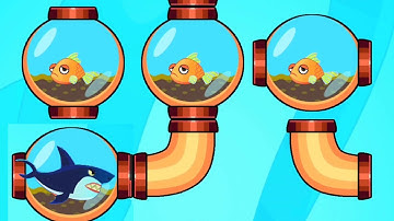 Save The Fish Gameplay Fish Pin - Fishdom Game - Pull The Pin Game