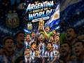 Messi’s 2026 World Cup Anthem 🇦🇷 | Rise of Champions #shorts