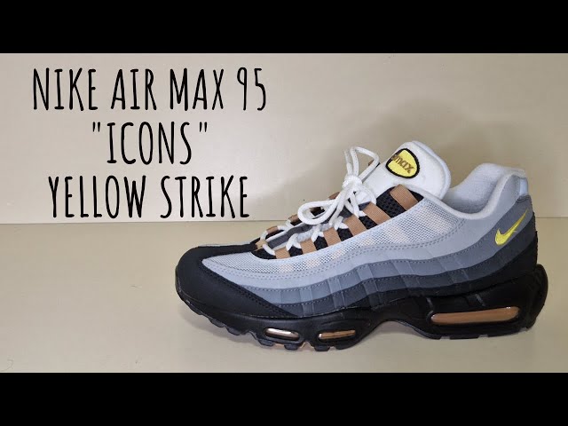 Nike Air Max 95 White / Yellow Strike / Wolf Grey - DX4236-100