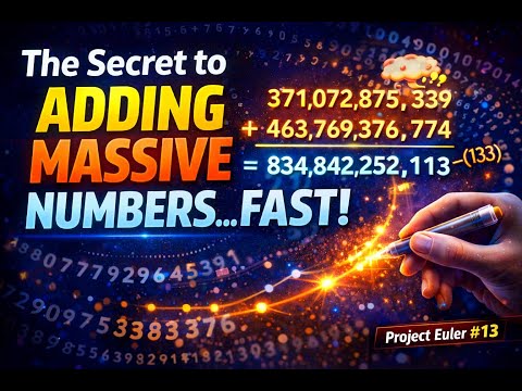 The Secret to Adding Massive Numbers… FAST! 🤯