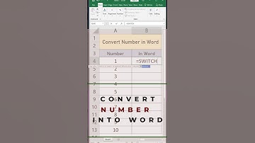 How to convert Number to Word in Ms Excel - #youtubeshorts #exceltech #exceltips