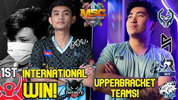 MSC 2021 GROUP STAGE DAY 2! UPPERBRACKET TEAMS! RISE OF IMPUNITY KH!