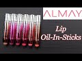 ALMAY Color & Care LIP OIL-IN-STICK: Lip Swatches & Review