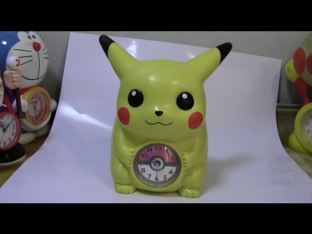 ピカチュウのレアな目覚まし時計 Pikachu Of Rare Alarm Clock Youtube