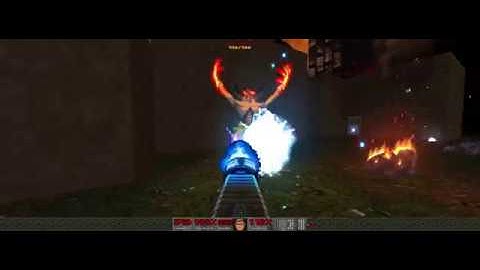 Doom 2 Level 16 Suburbs BRUTAL DOOM version 21 with metal music in ultra widescreen