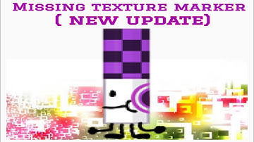 How to get missing texture marker in  new update of find the markers