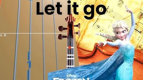 Let It Go (from "Frozen")[violin tutorial]