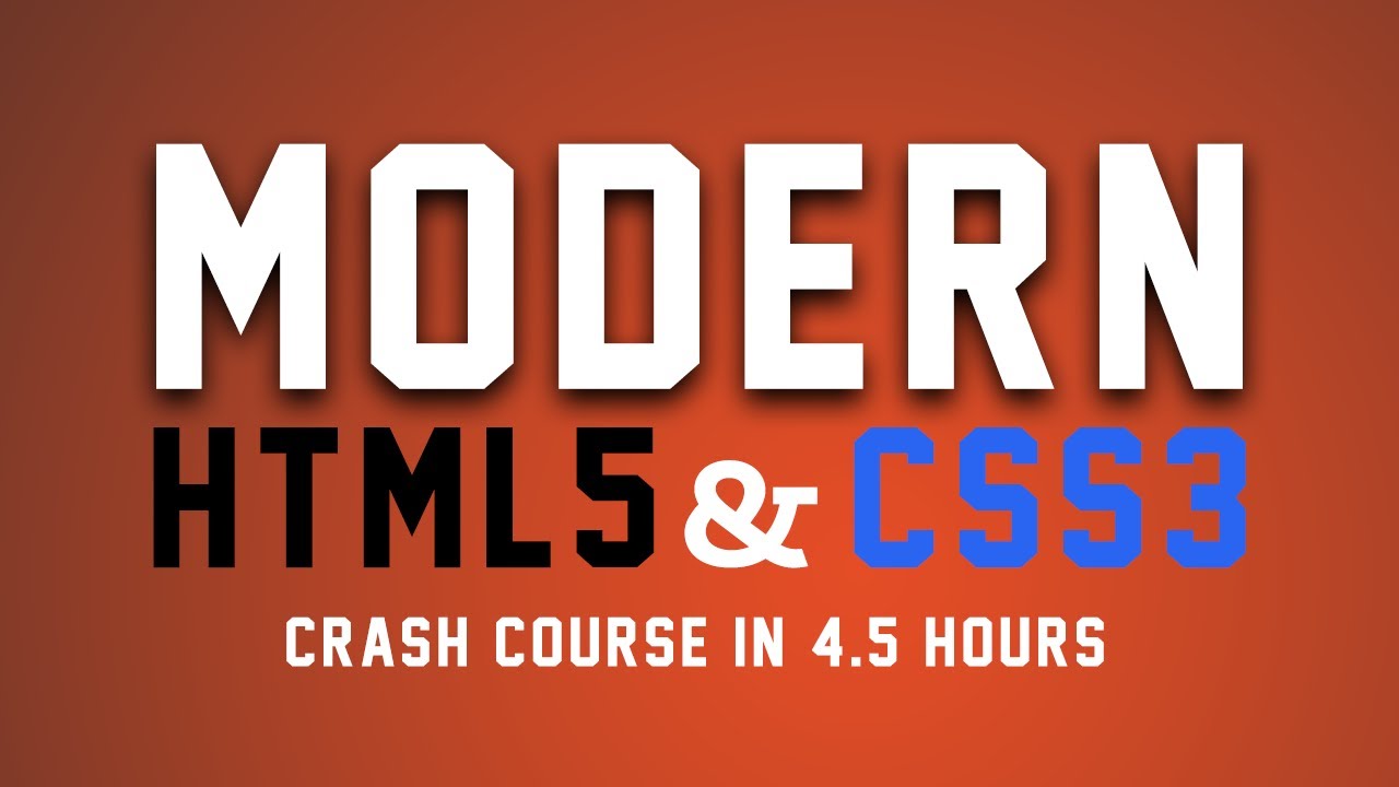 Modern HTML & CSS Tutorial For Beginners