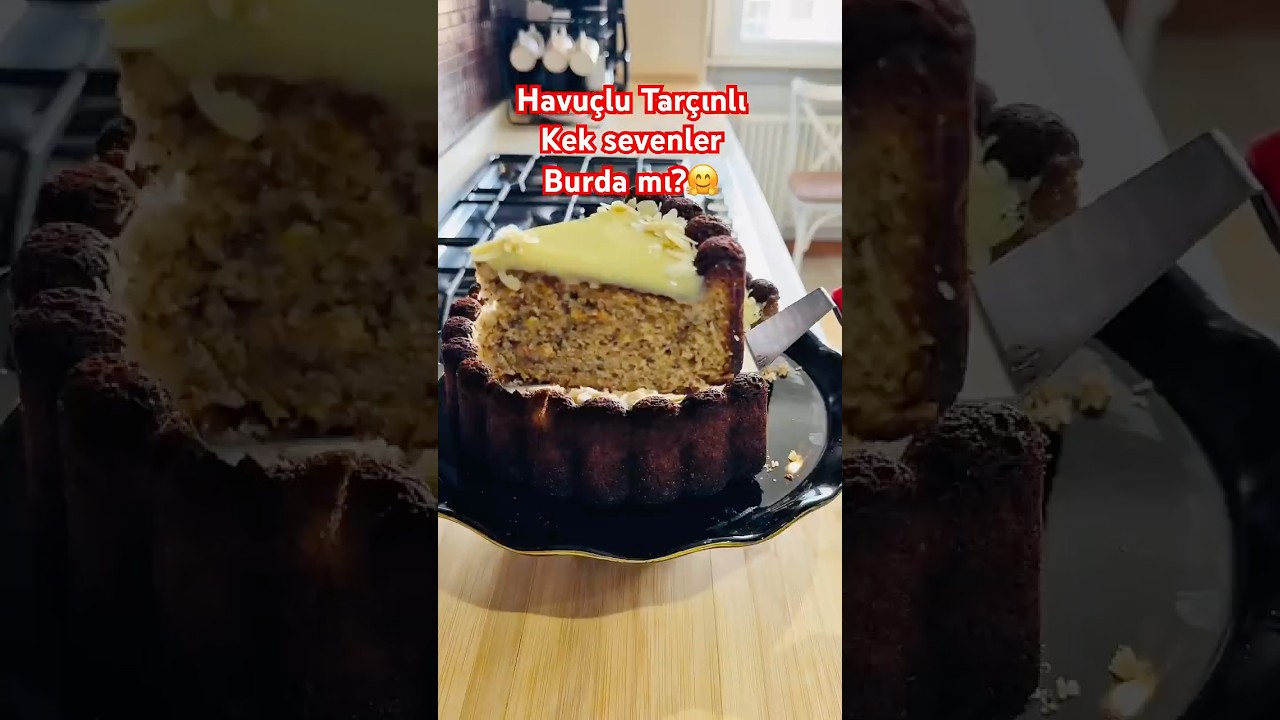 TAM KIVAMINDA PRATİK HAVUÇLU TARÇINLI KEK TARİFİ- NASIL YAPILIR? #yemektarifleri #kektarifi #cake