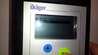 Dreager Polytron 7000 calibration menu