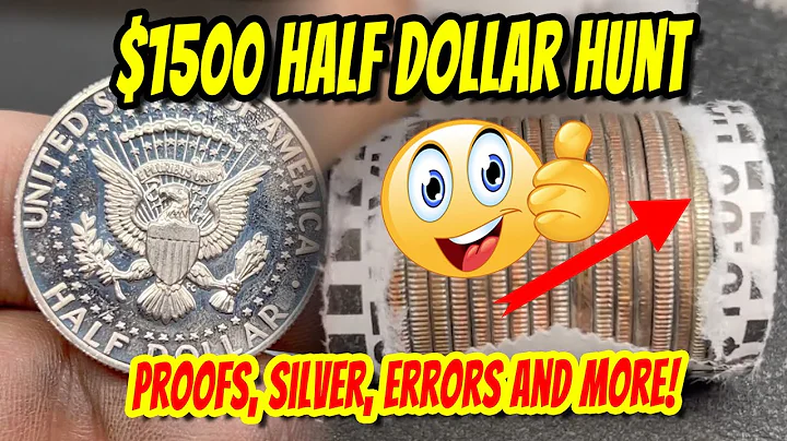 I found Silver, Mint Errors, Proofs and Commemoratives Hunting $1500 in Half Dollars!