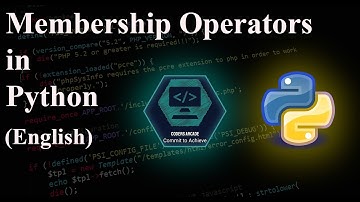 13. Membership Operators in Python