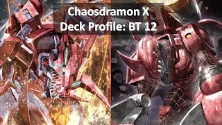 Chaosdramon X Antibody Deck Profile (BT12) : Digimon TCG
