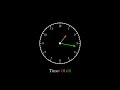 Learn to Tell Time — Visual Clock for Math Beginners