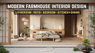 Modern Farmhouse Interior Design Ideas Livingroom, Bedroom, Patio, Kitchen Dining