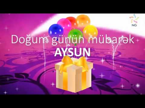 Doğum günü videosu - AYSUN