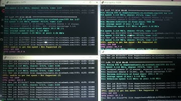 Test Mining ETH  4x TESLA K80 Putty Colab