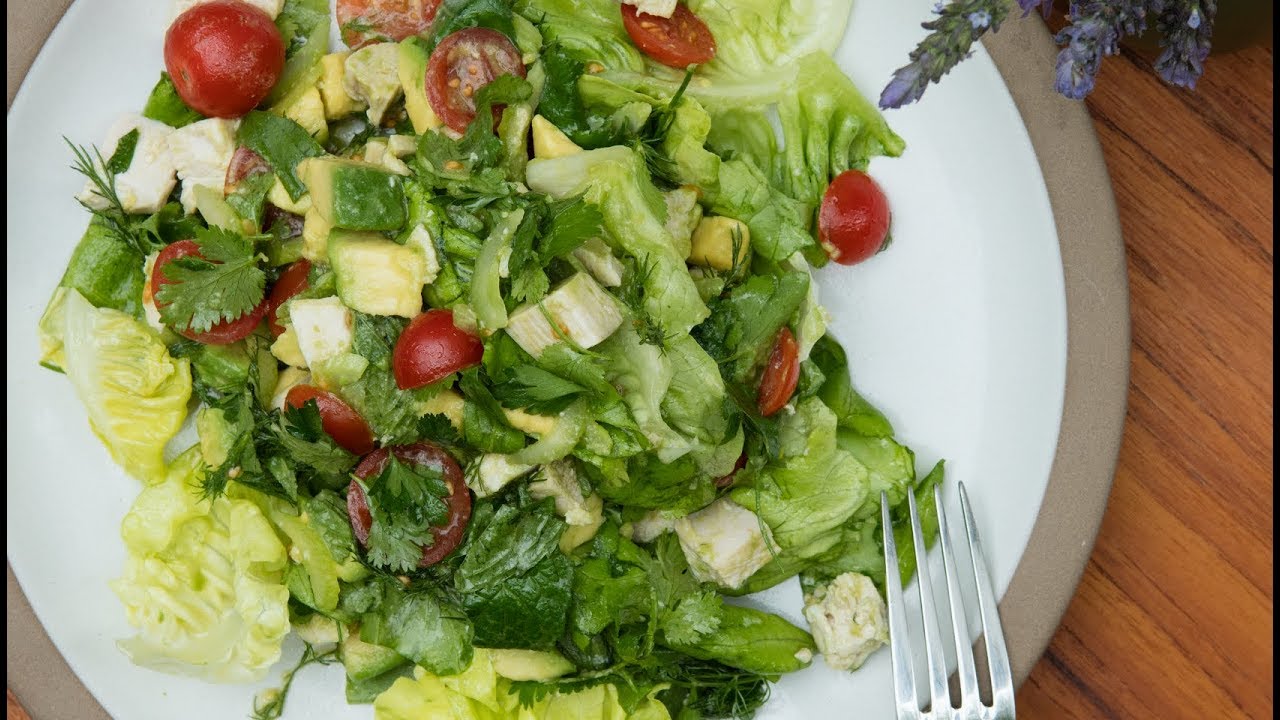 Fresh Herb Chicken Salad Project Foodie YouTube