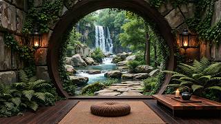 Hidden Waterfall To Inner Peace | Cleanse Anxiety, Stress & Emotional Weight | Tranquil Zen Music