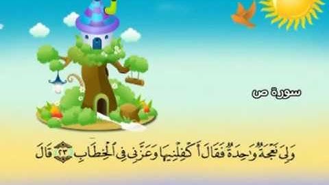 المصحف المعلم المرئى للشيخ المنشاوى -38-سورة ص