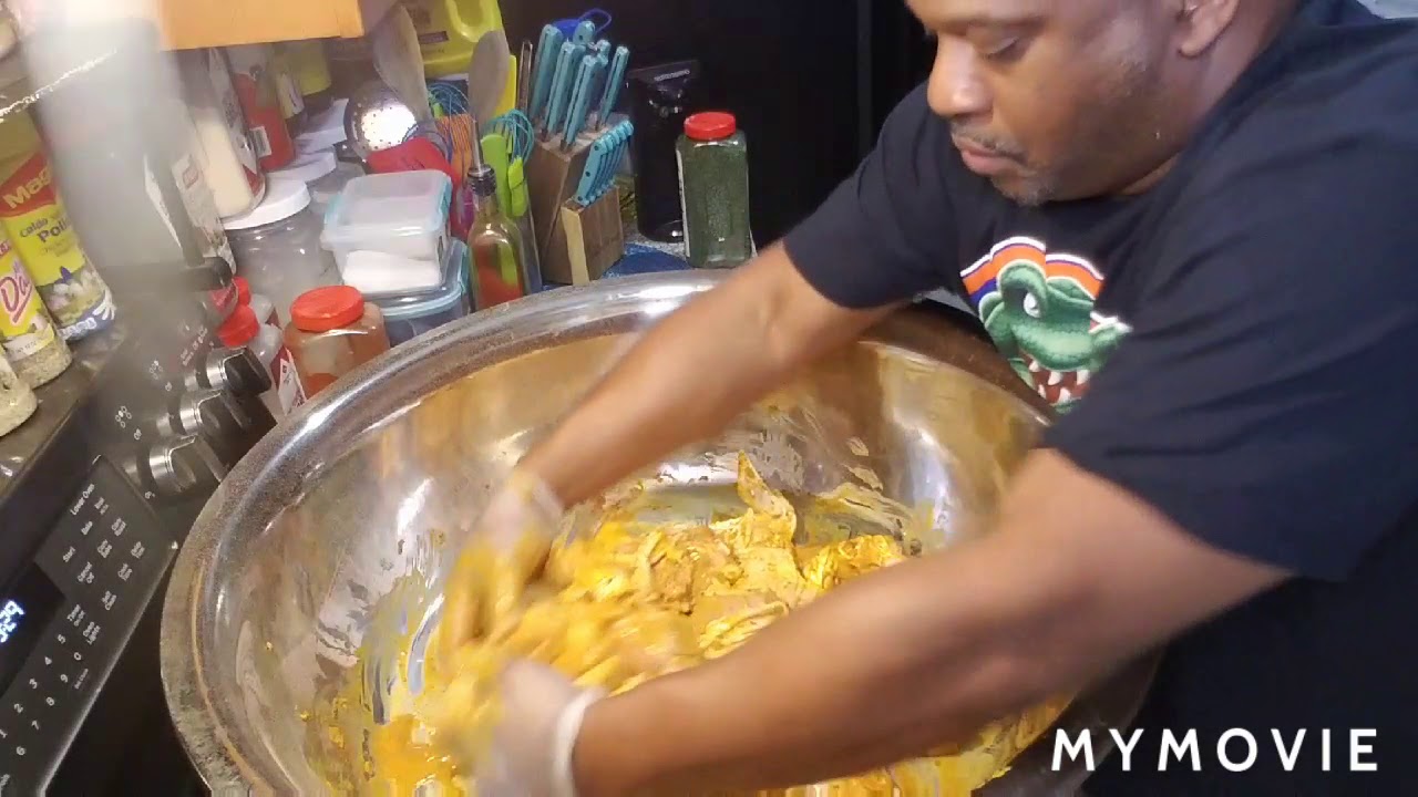 Mustard fried chicken YouTube