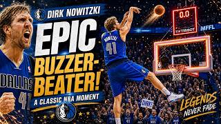 Dirk Nowitzki's Epic Buzzer Beater A Classic NBA Moment!