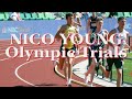Nico Young explains his 2nd place finish at the olympic trials 5K prelim