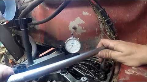 How to set the overhead on small cam NTC855 Cummins