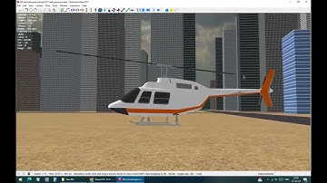 SketchUp MSPhysics Helicopter with Smoke