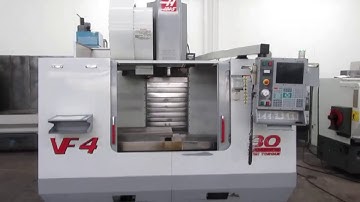 Haas VF-4 CNC Vertical Machining Center, Wired for 4th Axis